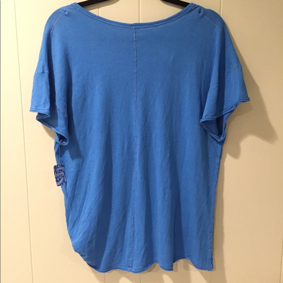 NWT Free People T-shirt with tie detail - Picture 5 of 6